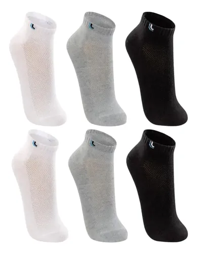 Kit 6 Pares Meias Lupo Soquete Cano Baixo Esportiva Original