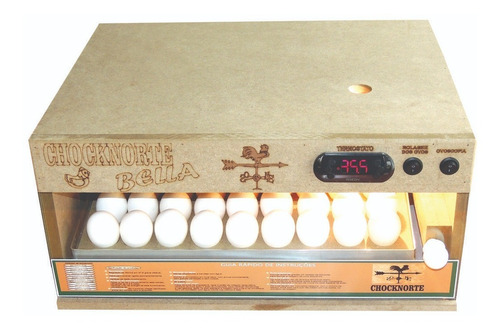 Chocadeira 90 Ovos, Rolagem Automática, Ovoscopia,+ Brinde.