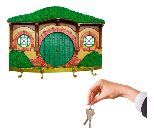 Porta Chaves Hobbit Senhor Dos Anéis Verde