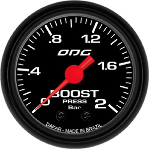 Manômetro Pressão Turbo 2 Kg Dakar 52mm Odg