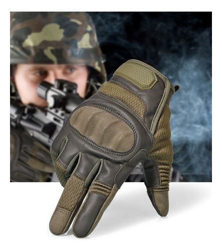 Gift Pantalla Táctil Duro Nudillo Guantes Tácticos Ejército