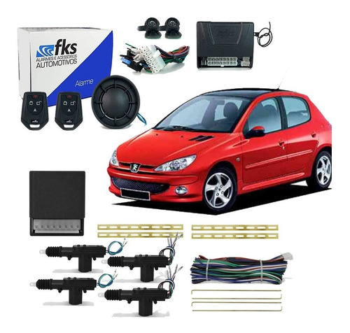 Alarme Automotivo Trava Elétrica Peugeot 206 207 2006 2007