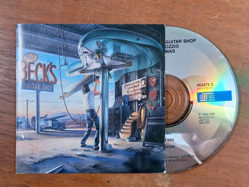 Cd Jeff Beck & Bozzio - Jeff Beck's Guitar Shop (1989) Eu R5