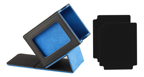 Card Deck Box Decks Case Display Para Más De 100 Azul Negro