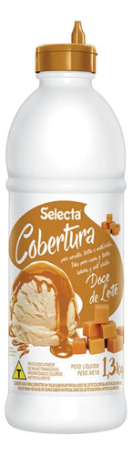 Salsa Cobertura Dulce De Leche Selecta 1,3 Kg Helados