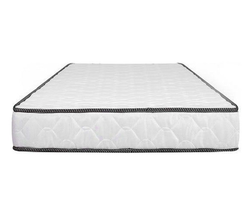 Colchão Castor Solteiro Montblanc Double Face D45 88x188x15 Cor Branco