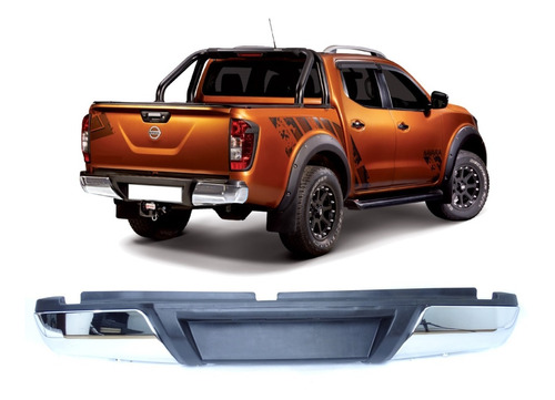 Parachoque Trasero Cromado Nissan Np-300  2016-2021