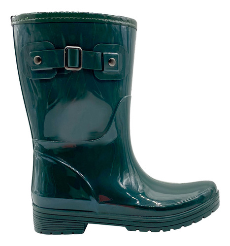 Bota De Agua Mujer Verde Zb042
