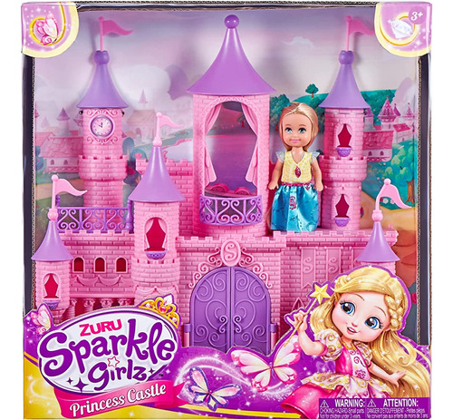 Sparkle Girlz Mini Fantasy Castle Con 4.5  Cupcake Doll De Z