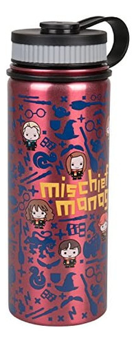 Botella De Agua De Acero Inoxidable De Harry Potter - Con El