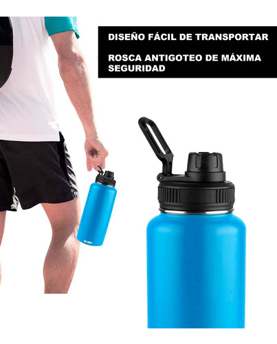Botella Agua Fría Caliente 940ml Termo Acero Inoxidable Vimi
