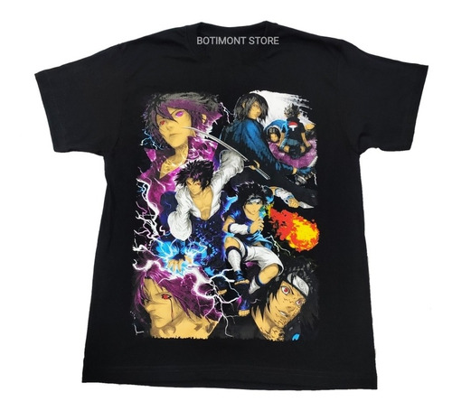 Camiseta Naruto, Saske, Itachi, Anime. Colección 