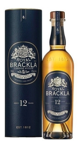 Whisky Single Malt Royal Brackla 12 Años 1000ml En Estuche