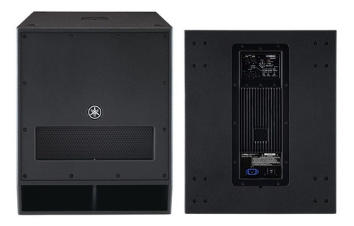Subwoofer amplificado Yamaha Dxs18 1020w 136db cor preta
