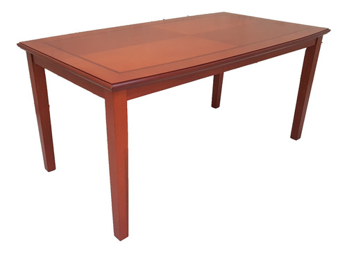 Mesa Comedor Rectangular De Madera Para 6 Sillas  1.60 Mts.