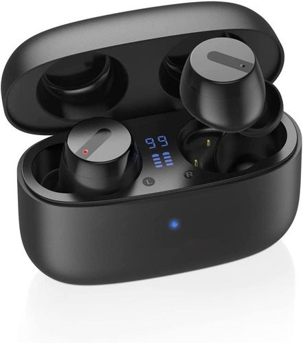 Imagen 1 de 6 de Auriculares Inalámbricos Bluetooth Ipx8 Pantalla Led Digital