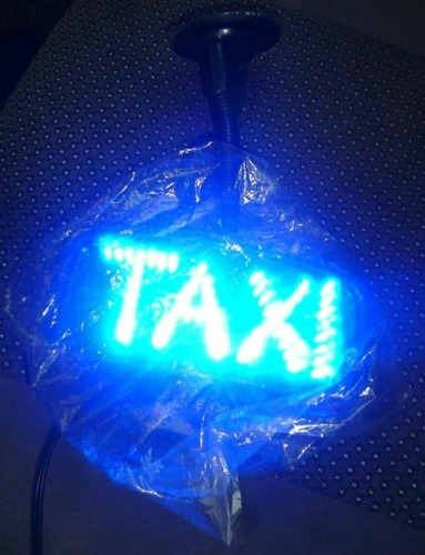 Anuncio De Taxi De Led