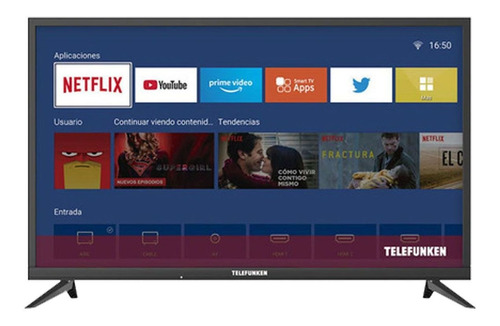 Smart Tv Led Telefunken 32  Wifi You Tube Netflix Tk322k5