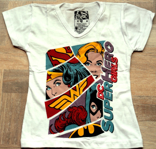Camiseta Super Heroes - Niña