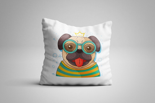 Almohadon Perros Pug Mascotas Regalo