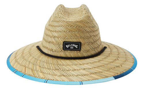 Billabong Sombrero De Salvavidas De Paja Estampado Clasico P