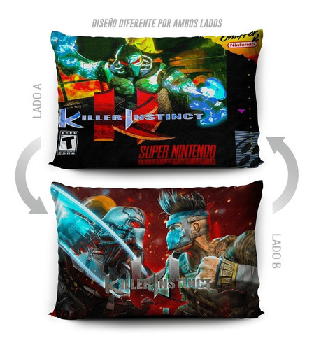Imagen 5 de 5 de Funda De Almohada Killer Instinct 70x45cm Vudú Love