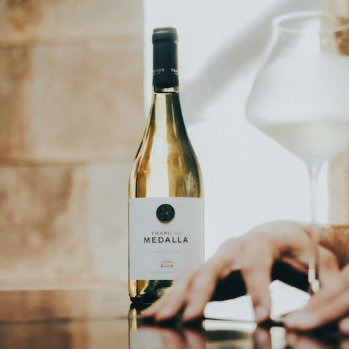 Vino Blanco Trapiche Medalla Chardonnay Mendoza