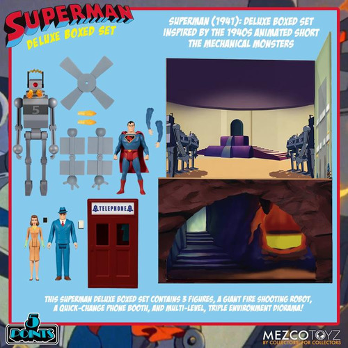 Mezco Superman:the Mechanical Monsters(1941)5 Points Deluxe