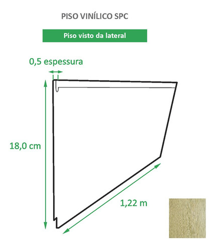 Piso Vinílico Spc - 5 Mm - Caixa Com 2,196 M² Paris