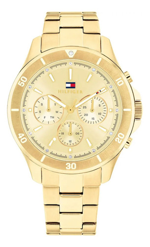 Reloj Para Mujer Tommy Hilfiger Ella 1782640 Dorado