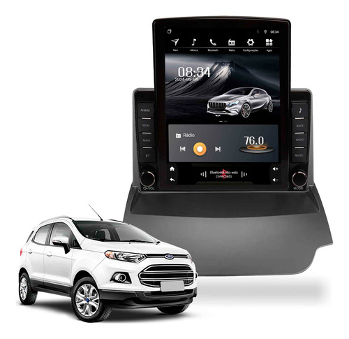 Multimídia Tesla S8 Line Ecosport 13/17 Octacore 4+64gb 9.7p