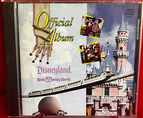 Cd Disneyland / Official Album Vintage 1991 1a Ed. Importado