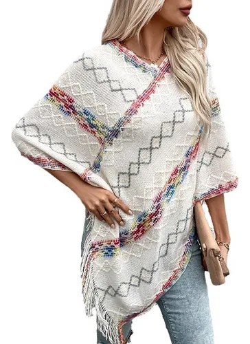 Sueter tipo capa para mujer hotsell