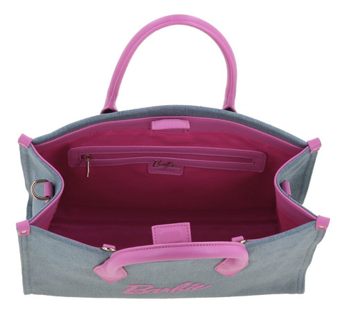 Bolsa Satchel Gorett Br25023-9 Color Azul Mezclilla
