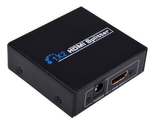 Splitter Distribuidor Divisor Hdmi Hdcp 1x2/ Envio Imediato.