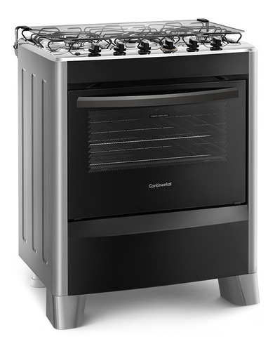 Cocina Continental 5h Super Gas Silver Tc