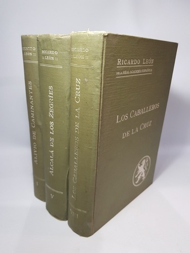 Antiguos Libros Ricardo León Real Academ Esp 1915 Mag 56501