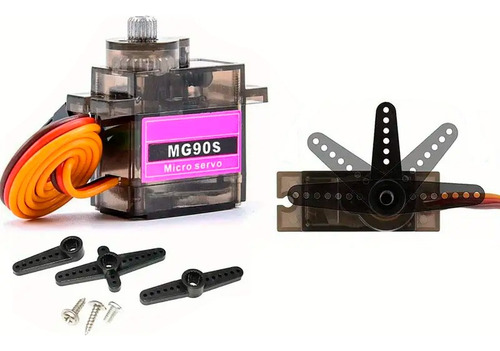 6 Piezas Servomotor Mg90s Metálicos 2.2kg For Arduino