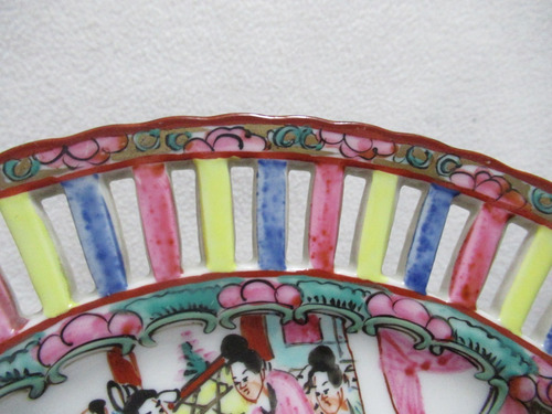 Plato Decorativo Porcelana Flía Real Decorated In Hong Kong (Usado)