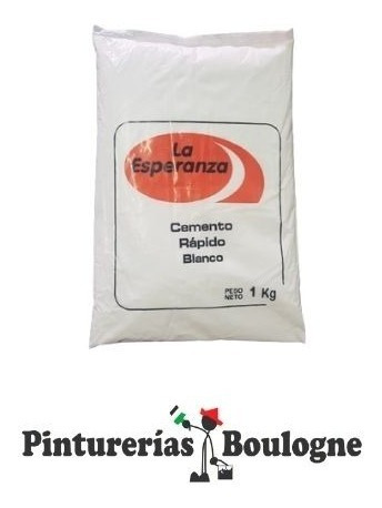 Cemento Rapido Blanco 1 Kilo, La Esperanza. Boulogne