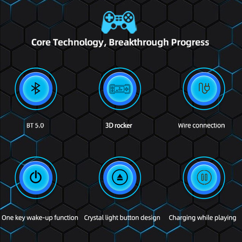 Gamepad Tech TWG-MG37 Expandible Controlador De Celular Con Joystick Para Android Ios consola Switch ps4 ps3 pc sistema Tesla En El Auto juegos En Plataformas Como Smart Tvs cajas De Tv