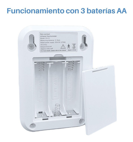 Termómetro Infrarrojo Digital De Pared Sin Contacto Yobekan