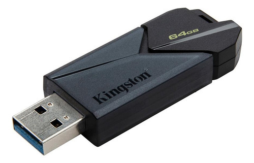 Unidad flash Kingston Onyx Datatraveler Exodia DTX/64 GB 3.2, color negro