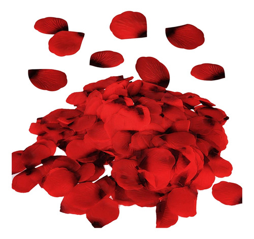 3000 Pétalos De Rosa Artificiales De Flores Rojas Para Pasil