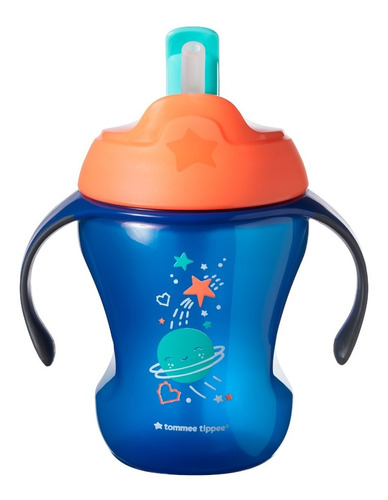 Vaso Trainer Straw Tommee Tippee Con Sorb 230ml Antivuelco 