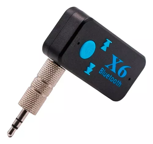 Adaptador Bluetooth X6 con Plug - Jack 3.5 mm para Carro