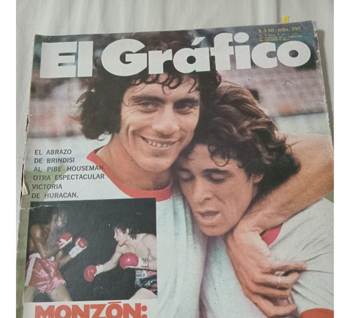 Revista El Grafico 8/5/1973 #2796 Huracan De Menotti Monzon