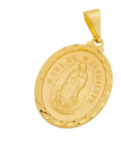 Pingente Medalha Nossa Senhora De Guadalupe Padroeira Da Amé