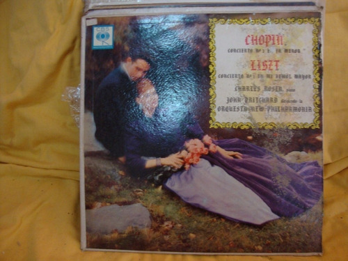 Vinilo Charles Rosen John Pritchard Chopin Liszt Cl1