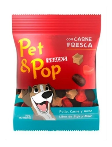 Golosinas Para Perro Pet&pop Carne Y Pollo